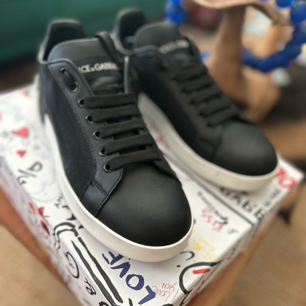 OUT OF STOCK Authentic DOLCE & GABBANA Portotino low-top sneakers - Picture 13 of 15